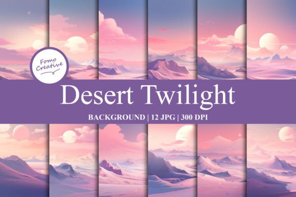 Capturing the Golden Hour: Desert Twilight Backgrounds