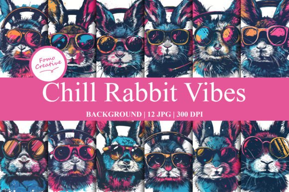 Chill Rabbit Vibes Backgrounds: Your Secret Design Asset