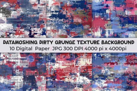 Datamoshing Dirty Texture Backgrounds: Digital Grit for Modern Design
