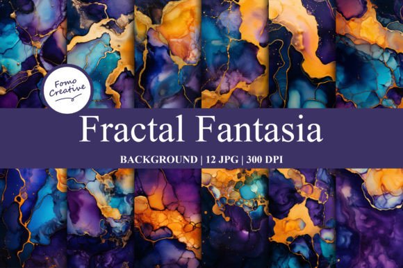 Fractal Fantasia Backgrounds: Elevate Your Digital Projects