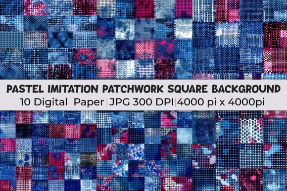 Imitation Patchwork Square Backgrounds: A Designer's New Secret Weapon