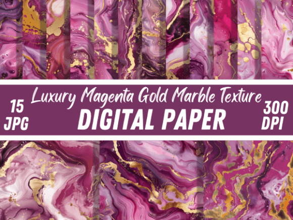 Luxury Magenta Gold Marble Backgrounds: A Guide for Creators