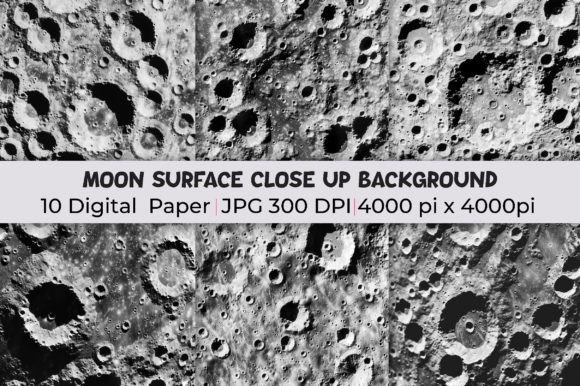 Moon Surface Close-Up Backgrounds: A Design Asset Guide