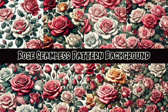 Rose Seamless Pattern Backgrounds: Elevate Your Designs