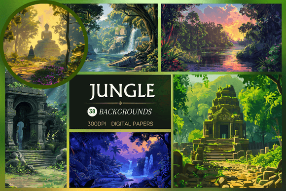 Unleash Your Creativity with Jungle - Backgrounds