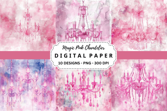 Unlocking the Magic: Pink Chandelier Backgrounds for Designers