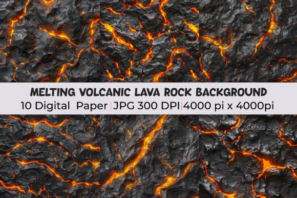 Volcanic Lava Rock Backgrounds: Ignite Your Design Projects