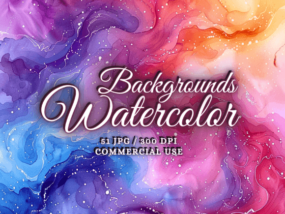 Watercolor Backgrounds Colorful Textures